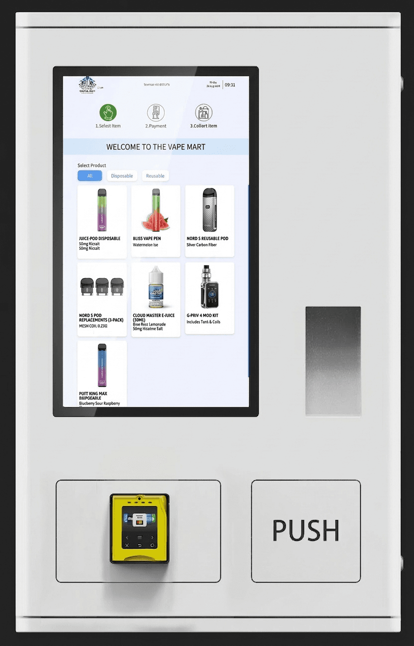 Tjoef Tjom vape vending machine